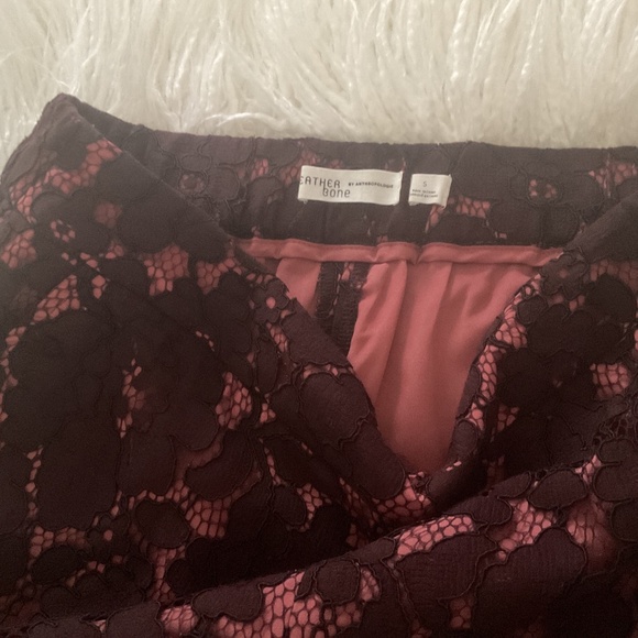 Anthropologie Feather and Bone Lace Palazzo pants - Picture 2 of 3